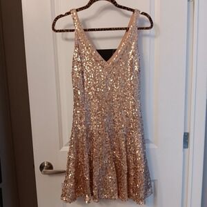 Guess V neck Sequin dress, cocktail‎   - Size Small